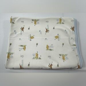 Disney Classic Pooh Winnie-the-Pooh & Friends 32x27 Baby Receiving Blanket